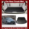 Car Rear Trunk Mat for Toyota Corolla E210 Sedan Hybrid 2019~2024 Luggage Liner Tray Anti-Fouling Floor Pad Auto Accessorie
