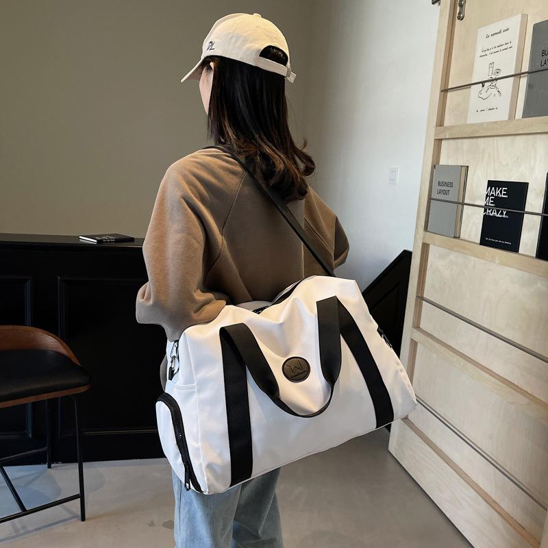 Excursion Storage Bag Business Travel Fitness Sports Shoulder Bag Large Capacity Multifunctional Portable Boarding Bag Tide