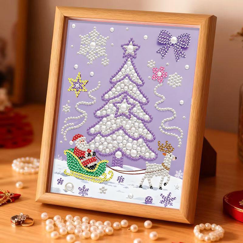 Year of The Horse Pearl Painting DIY God of Wealth Self-adhesive Handmade Sunflower Diamond Painting Wedding Decoration Painting for Friends