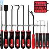 17-Piece Auto Maintenance Tool Set: Oil Seal Hook, O-ring Puller, Screwdriver, Pry Bar