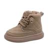 Children's Shoes Winter Girls' Short Boots Soft Soled Bread Shoes Boys' Snow Boots with Velvet Boots