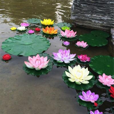 Decor Flower Pond 5pcs 10cm 5Pcs Floating Funny Plants 5* Water Garden