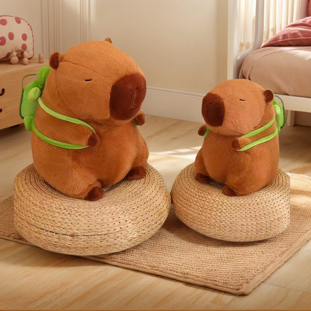 Peluche Capibara 23cm Simulazione Capibara Anime Giocattolo Morbido Bambola Carina Peluche Animali Giocattolo Bambola Morbida Regali di Natale Ringraziamento