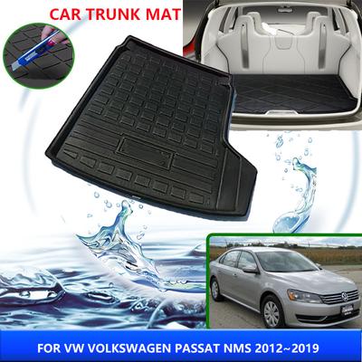 VW Volkswagen Passat NMS 2012~2019 2015 2016 Araba Bagaj Paspası Yüksek Sıcaklığa Dayanıklı Depolama Halısı İç Aksesuarlar