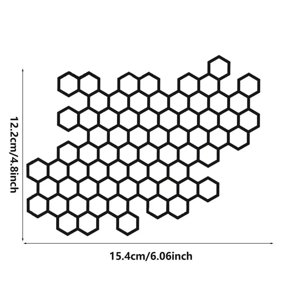 Honeycomb Open Style Motorcycle Stickers for Auto Window Body Cool Modified Tail Lights Stickers Racing Helmet Vinyl Decals