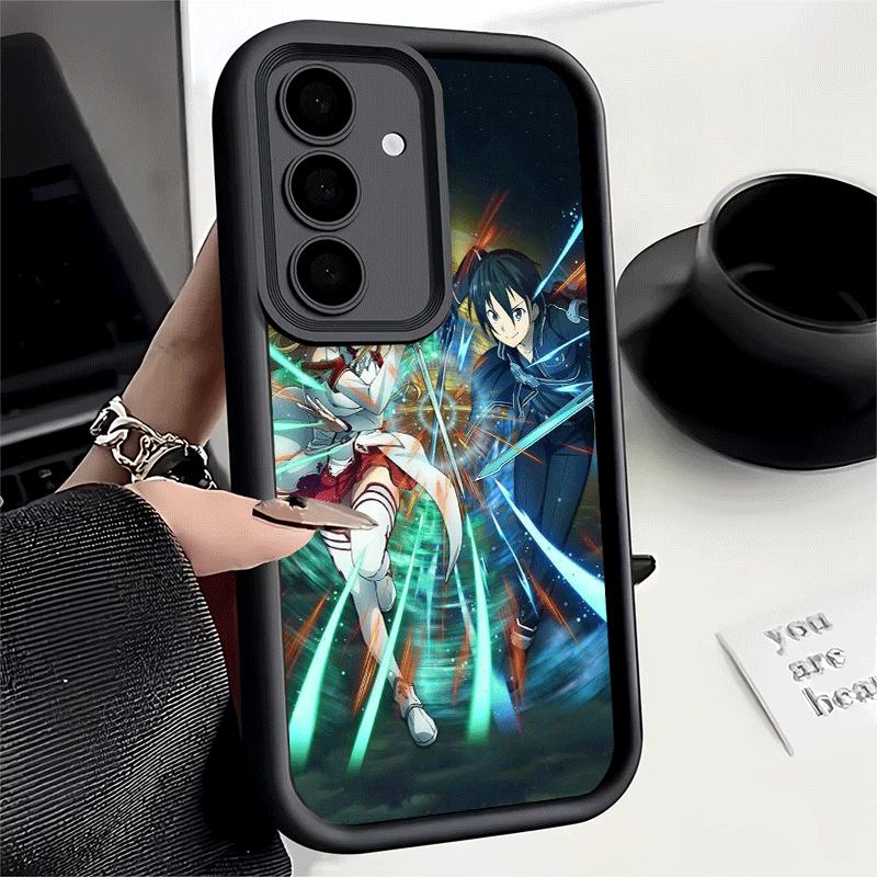 Phone Case for Samsung Galaxy S26 S25 Ultra S24 FE Sword Art Online Anime Shell S23 Plus S22 + S21 S20 5G Soft Silicone Funda