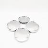 4er Set Universelle Chromsilberne Auto-Radnabendeckel