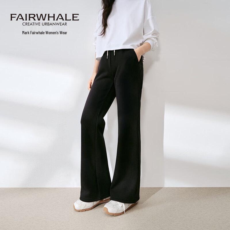 Mark Fairwhale Women's High-Waist Micro-Flare Sweatpants