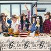 Western Party Decorations Cowboy Tablecloths Disposable Wild West Cowboy Birthday Table Cover for Kids Rodeo Bachelorette Baby Shower Party Supplies