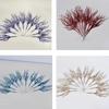 10pcs Palistic Plastic Flower Branch with Flexible Stems Embellishments for Seasonal Decoation and Gift Packaging
