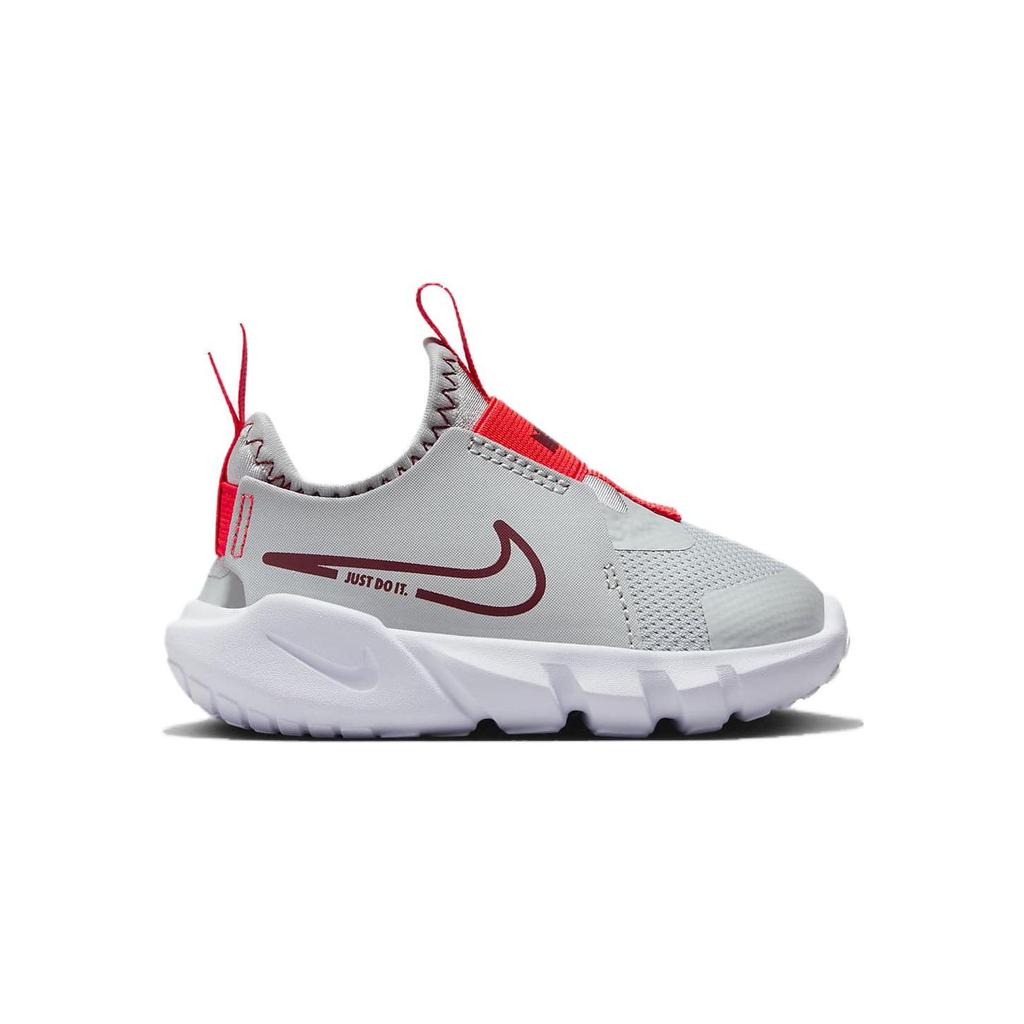 Nike Flex Runner 2 TD Light Smoke Team Red Baby Sneakers Grey Light-Smoke-Grey White DJ6039-009