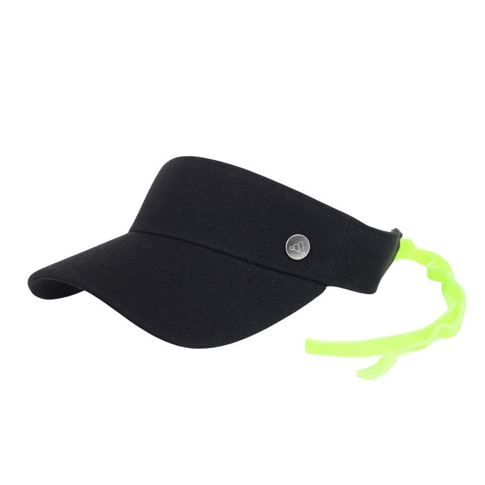 

Козырек Adidas Golf с металлической лентой с логотипом, гольф, черная женская кепка, чёрный