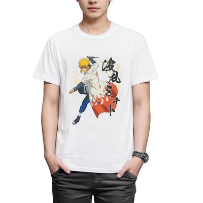 Camiseta de Manga Curta FinePlus Naruto Shippuden, Mercadoria Minato Namikaze