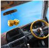 MOONEYES MOON Fuzzy Dice (MG878:YE) Car Motorcycle American Goods