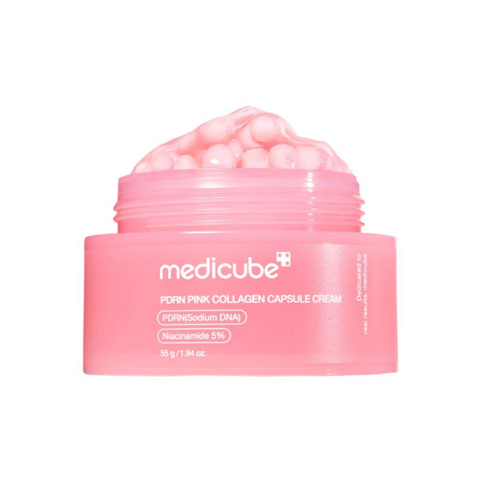 MEDICUBE PDRN Pink Collagen Capsule Cream Firming Hydration Glow Care 55g