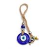 Eye Car Ornaments Evil Blue Eye Pendant Twine Drop Pendant Interior Accessories Car Key Pendants