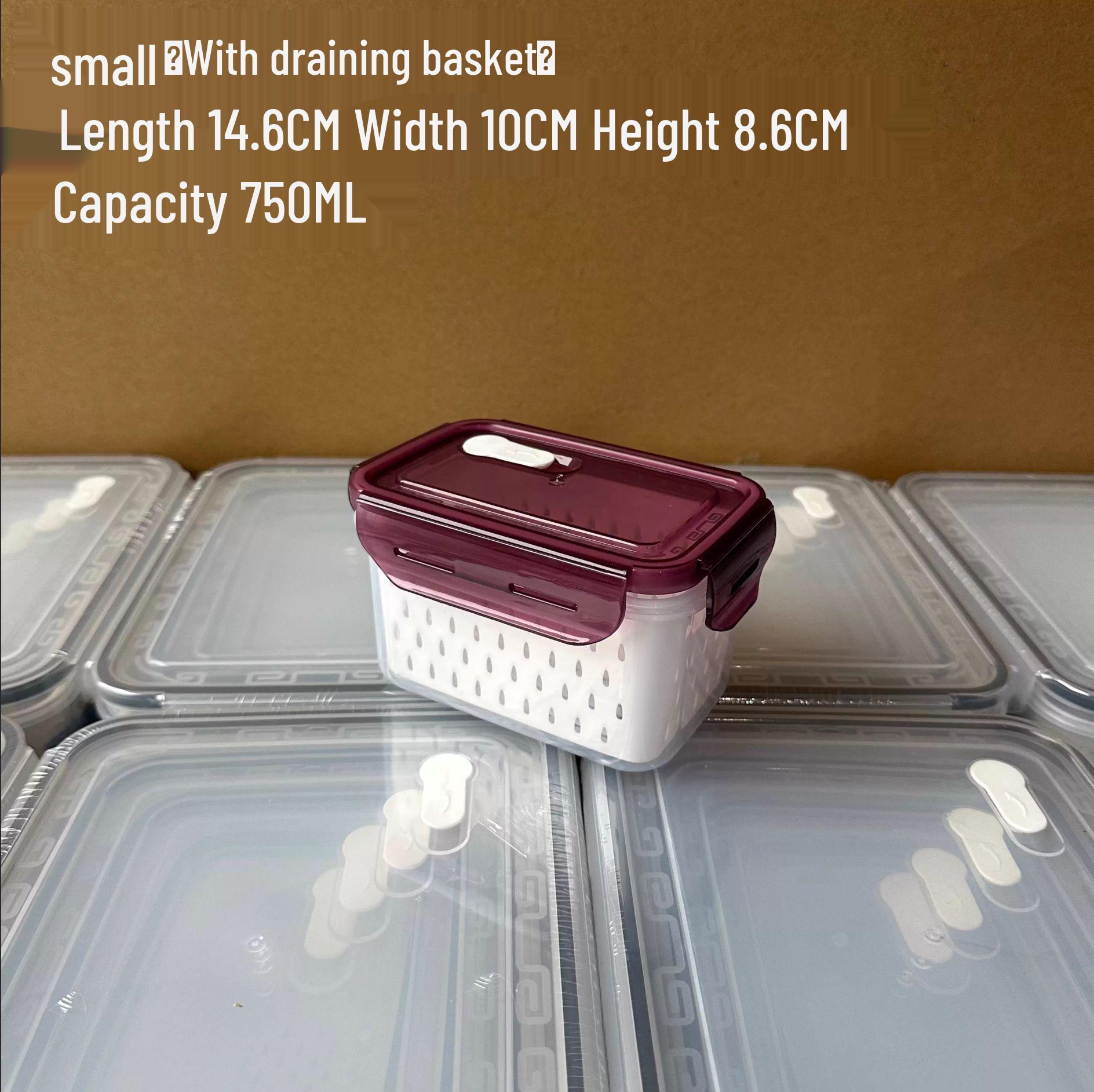 Double Layer Sealed Fresh-Keeping Storage Box for Fruits & Vegetables