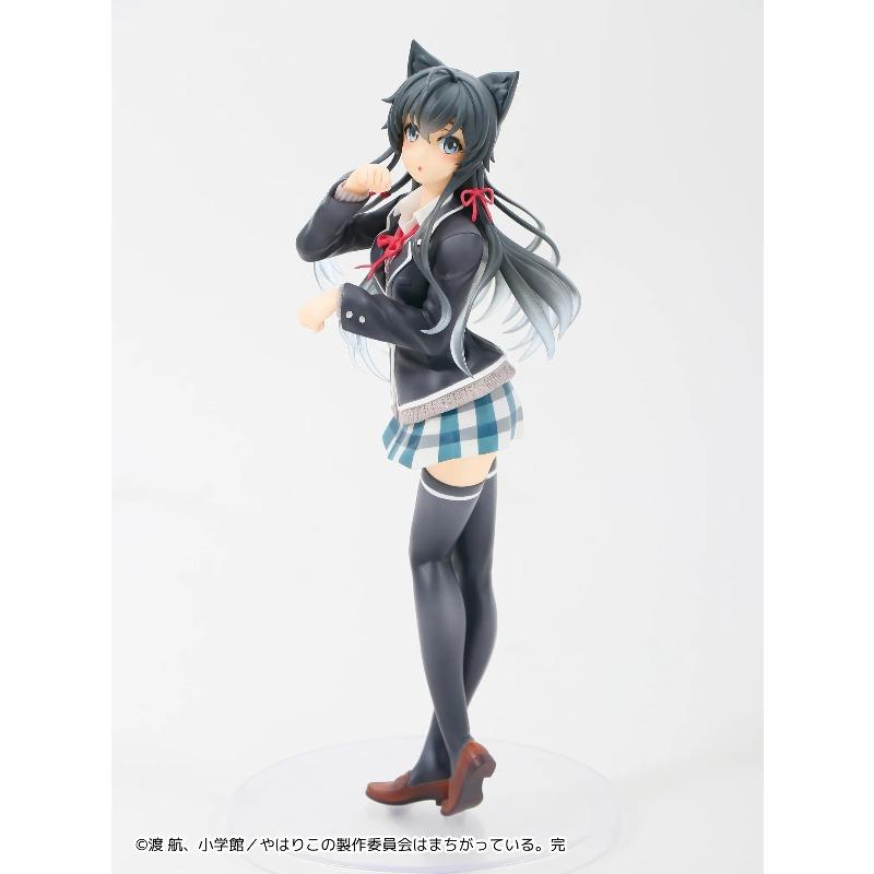 20CM Anime Yukinoshita Yukino Figure Yahari Ore Seishun Love Comedy MachigatteiruZoku Nekomimi Seifuku Ver Model Toy No Wa Kid Friendly Entertaining