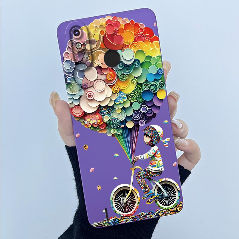 For Tecno Spark 4 Lite KC8S / Pop 3 Plus Casing Spark4 Lite Silicone Phone Case Sweet Printing Shell Lovely Painted Back Cover