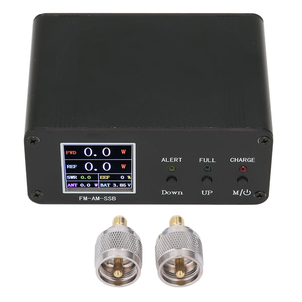 Digital Power Standing Wave Meter Professional 240x240 Full Color LCD Display 1.8‑54Mhz Type C Inter