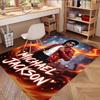 Michael Jackson Print Rug, Washable Floor Carpet, For Entryway Dorm Laundry Room Office Study, Home Decor Birthday Christmas Gift
