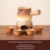 Mountain-Inspired Ceramic Tea Brewing Set