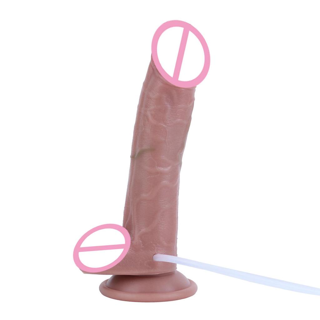 Inflatable Water Spray Male Masturbation Toy & Anal Cleaning Plug