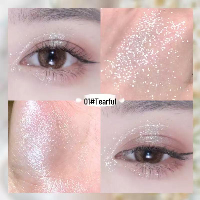 NOVO5851 Dual-Head Shimmer Eyeshadow Stick: Easy One-Swipe Highlight & Contour