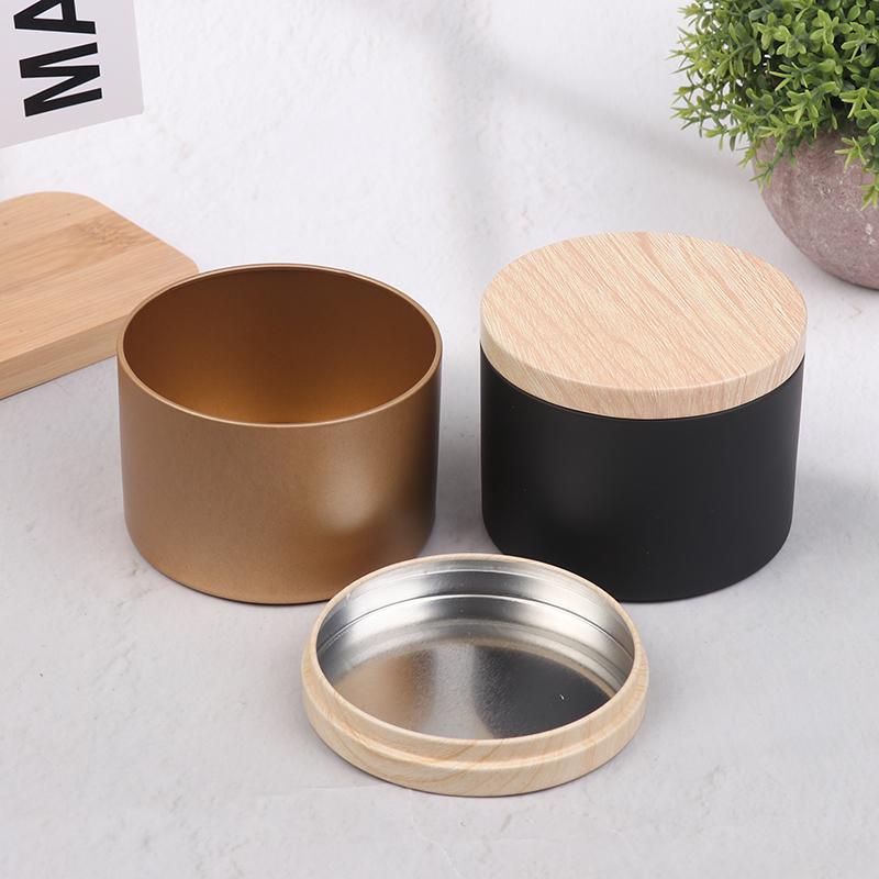 6Pcs 8Oz Candle Tinplate With Lids Round Candle Jars Kit For Loose Candles Used For Diy Storage Candle Making Supplies