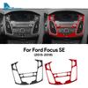 Echter Weicher Karbonfaser-Aufkleber für Ford Focus SE RS ST Ecoboost 2015 2016 2017 2018 LHD RHD Auto Mittelkonsolen-Panel Zubehör