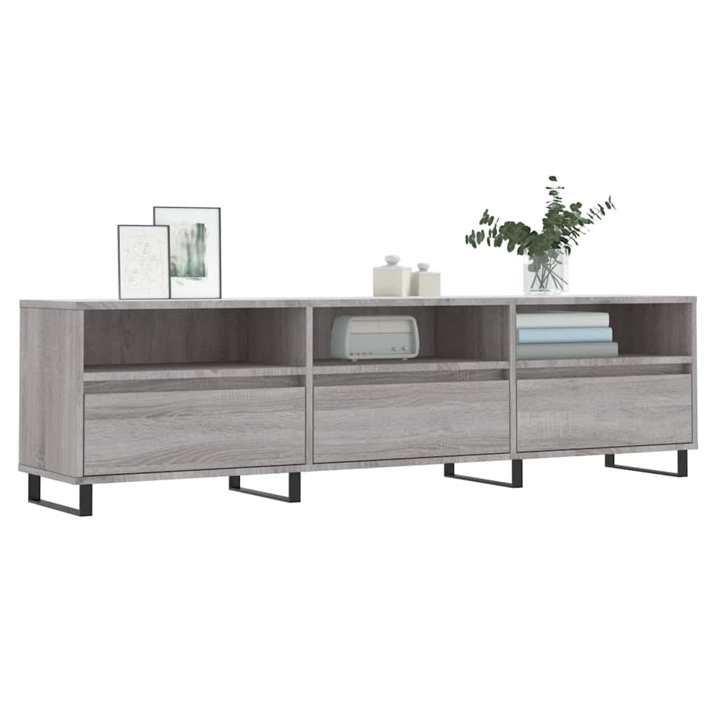 TV Cabinet Gray Sonoma 150 x 30 x 44.5 cm Particleboard