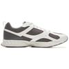 Li Ning Fabric Cushioning Slip Resistant Abrasion Resistant Breathable Low top Running Shoes Men's White Gray ARSU067-4