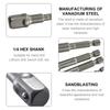 1/4 3/8 1/2 Quot  Hex Power Drill Bit Driver Socket Bits Set Adapter Wrench Sleeve Extension Bar  Electric Screwdriver Bits Tool