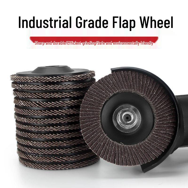 Thickened 100mm Stainless Steel Angle Grinder Flap Disc for Polishing.