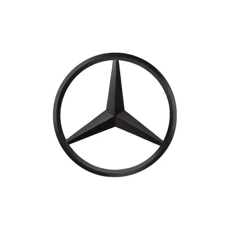 Adesivo per Auto C200 E300 Caldo 2026 Per Benz 90mm ABS Stella Coda Emblemi Adesivi Logo Stella Bagagliaio Posteriore Stemmi per Mercedes Benz Maybac