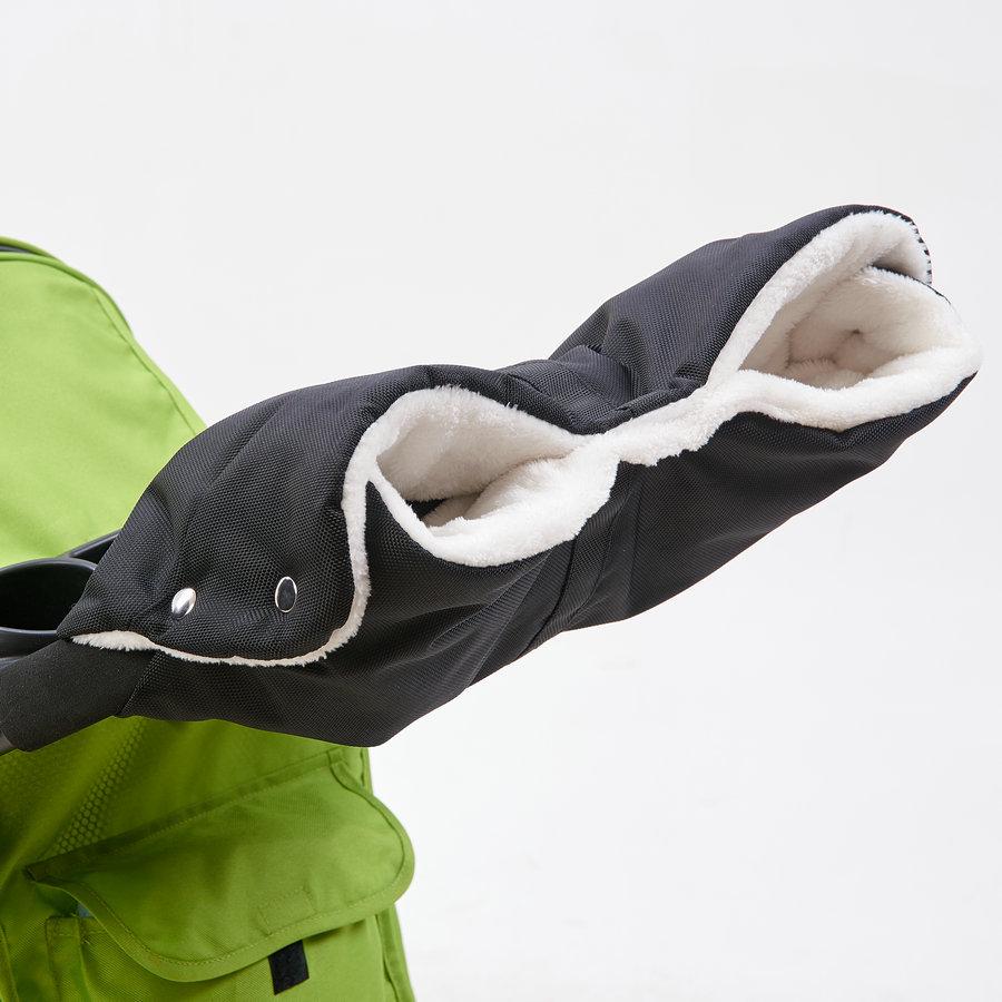 Winter Windproof Baby Stroller Handle Gloves with Thick Wool Lining
