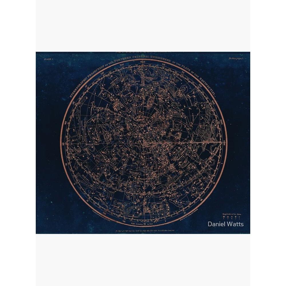 

Northern Hemisphere Constellation Tapestry 75x100 чорний
