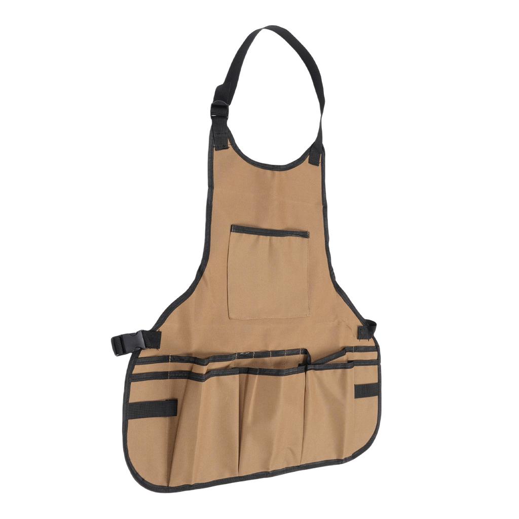Garden Apron for Men Women Canvas Gardening Tool Work Apron with Multiple Pockets for Woodworker Gardeners