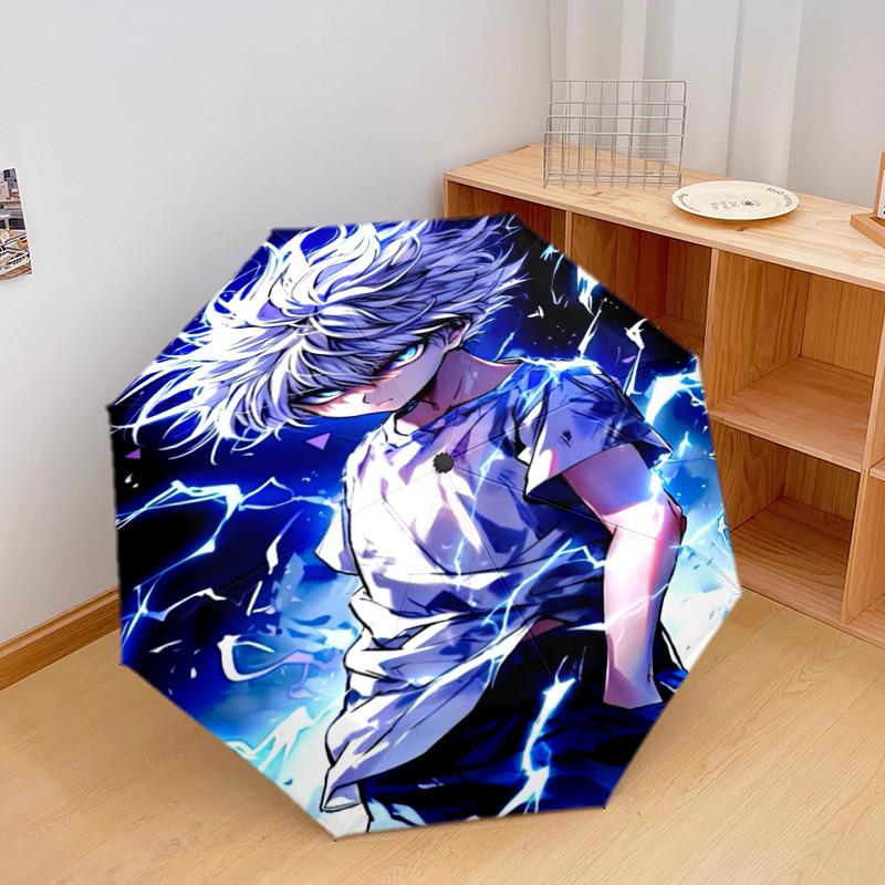 1PC Hunter X Hunter Automatic Umbrella - Suitable Travel Outdoor Portable Umbrella Birthday Gift Daily Essentials
