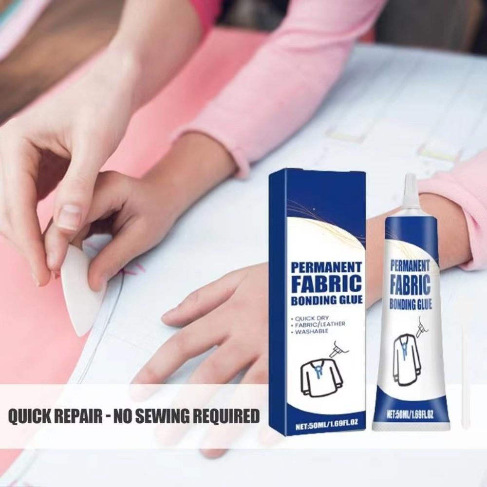 New Waterproof Fabric Patching Glue Versatile Clear Fabric Glue Quick Dry Strong Adhesive Seam Adhesive Jewelry