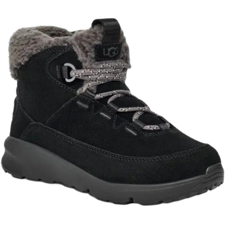 UGG TerreTrail Cozy Lace Boot Black (Kids) Kids Sneakers 1157574K-BLK
