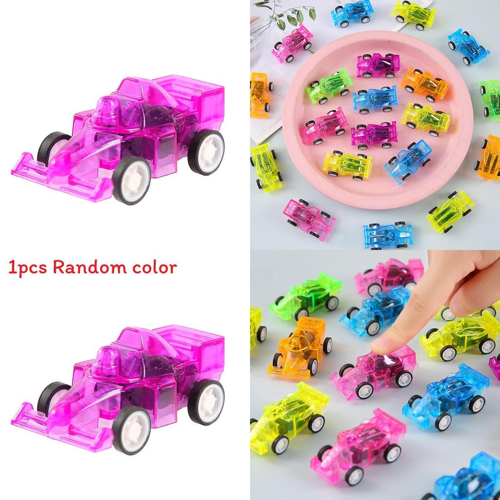 Simulation Mini Inertial Transparent Car Model Children Toy For Boys With Visual And Sensory Development