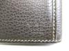 Authentic GUCCI Beige GG Coating Canvas Dark Brown Leather Flap Wallet #a997  Refurbished