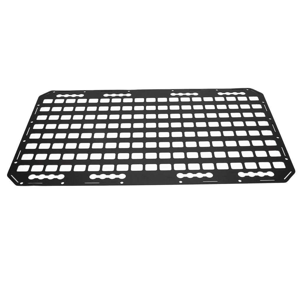 Truck Bed Molle Panel Aluminum 17x30x0.08in Side Truck Bed Molle Panel Rack System for Sedans SUVs Pickups Trucks RVs