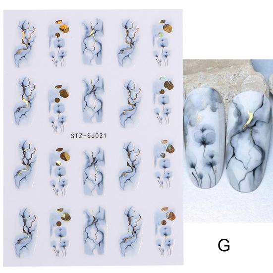 Nail Art Decal Self Adhesive Decorative No Odor Stylish DIY Manicure Sticker Slider Supplies