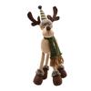 Fabric Four Legged Moose Ornament