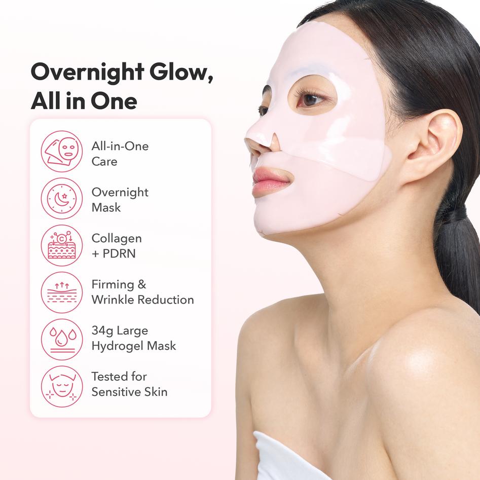 avajar Red Collagen Hydrogel Mask 5ea/ Anti-Aging, Nourishing, Moisturizing, Korean Cosmetics, Kbeauty