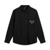 Li Ning Wade Series Letter Button Soft Simple Versatile Long Sleeve Shirt Men Shirts AFDW011-1
