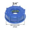 1 Pezzo Adattatore Resistente per Serbatoio IBC S60X6 Tappo a Filettatura Grossa Filettatura Femmina da 60 mm a Connettore Adattatore da 1/2", 3/4", 1"