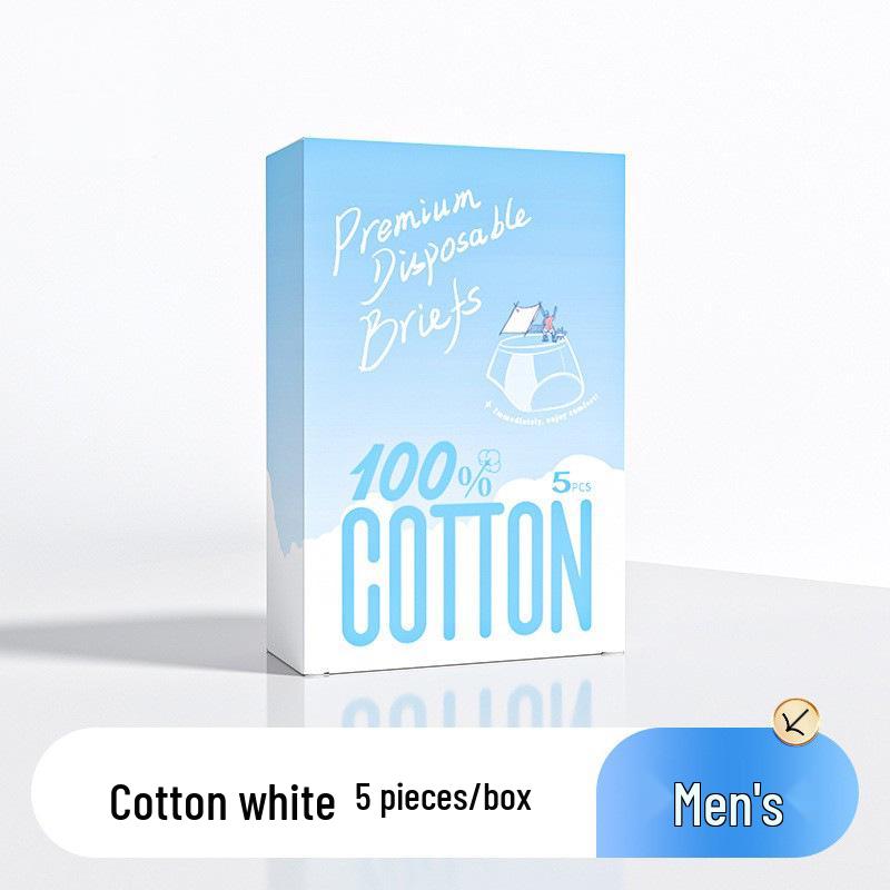 Supermarkt Herren- & Damen Einweg-Baumwollunterwäsche, einzeln verpackt, steril, Übergröße, reisefreundliche Slips.